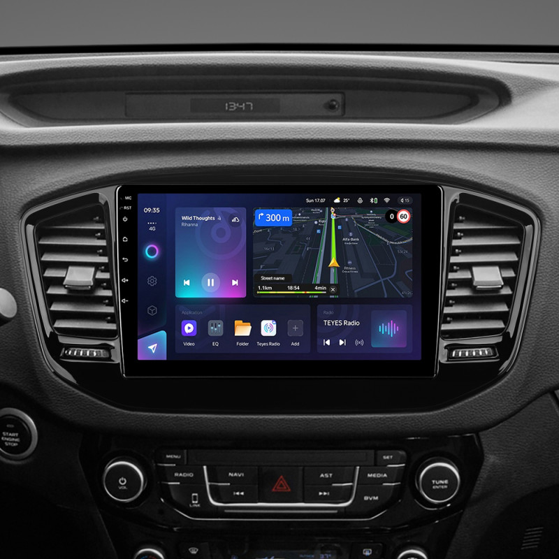 Android head unit Teyes CC3L 4+32 Gb Geely Emgrand X7 Vision X6 Haoqing SUV 2014-2020 9" (L1)