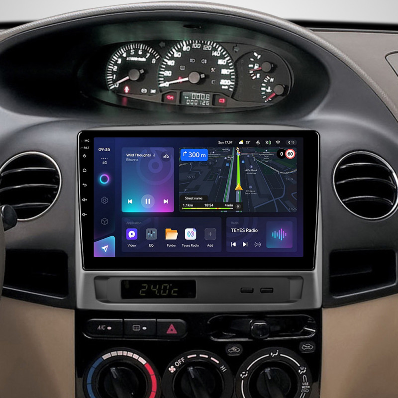 Android head unit Teyes CC3L 4+32 Gb Geely MK 1 2006-2013 9"