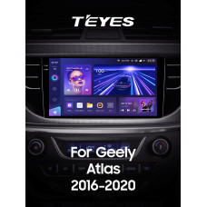 Android head unit Teyes CC3 6+128 Gb with 360° surround view° Geely Atlas NL-3 2016-2020 9" 2k