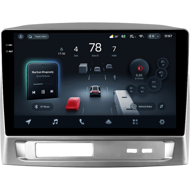Android head unit Teyes CC4 Pro 12+256 Gb Geely MK 1 2006-2013 9" 2k