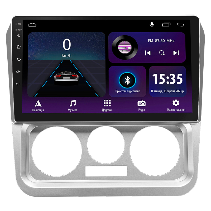 Android head unit Teyes CC3L 4+64 Gb Geely CK 2008-2016 9"