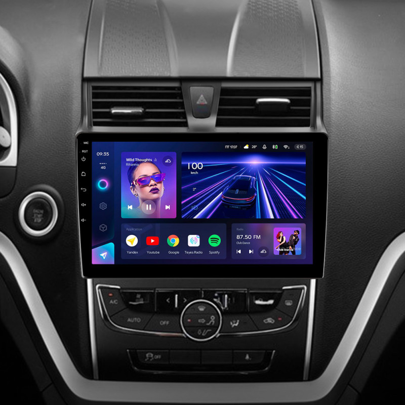 Android head unit Teyes CC3 4+32 Gb Geely Emgrand EC7 1 2016-2018 9"