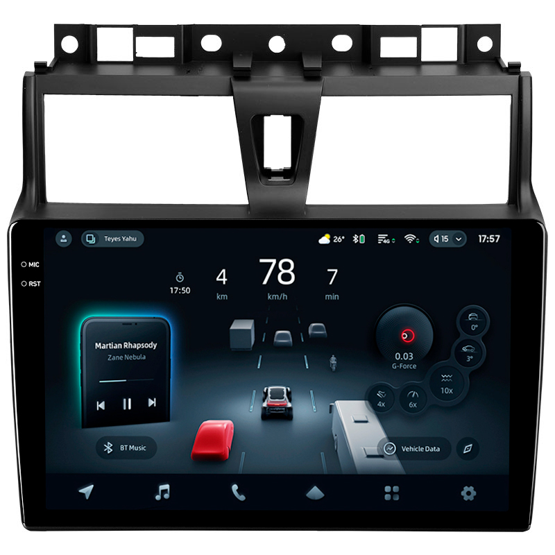 Android head unit Teyes CC4 Pro 8+128 Gb Geely Emgrand EC7 1 2016-2018 9" 2k