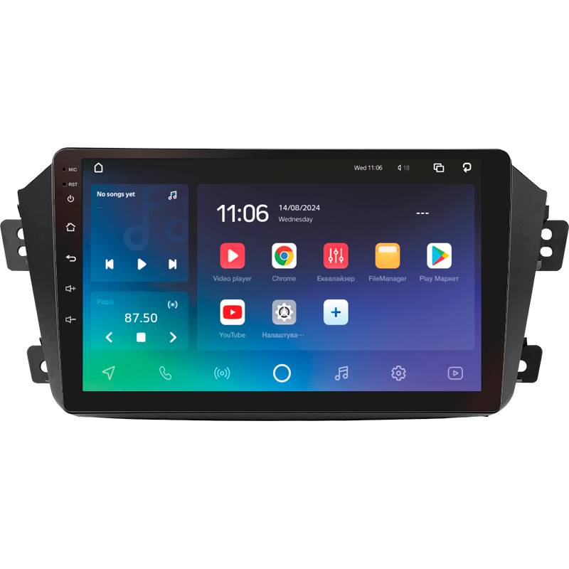 Android head unit SIGMA X9432 ANDROID 10 4+32 Gb 4G DSP Geely Emgrand X7 1 GX7 EX7 2011-2019 9"