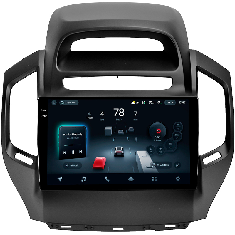 Android head unit Teyes CC4 Pro 8+128 Gb Geely GC6 1 2014-2016 9" 2k