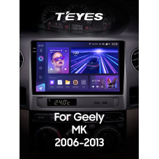 Android head unit Teyes CC3 4+32 Gb Geely MK 1 2006-2013 9" 2k
