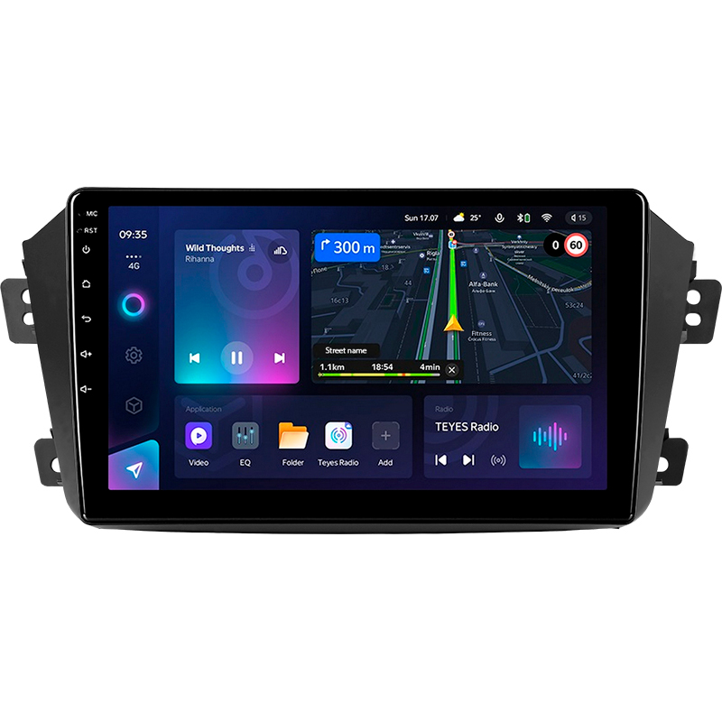 Android head unit Teyes CC3L 4+32 Gb Geely Emgrand X7 1 GX7 EX7 2011-2019 9"