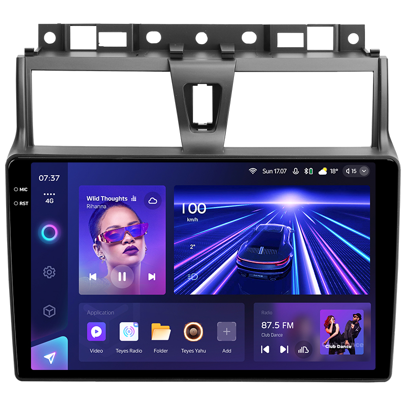 Android head unit Teyes CC3 4+32 Gb Geely Emgrand EC7 1 2016-2018 9" 2k