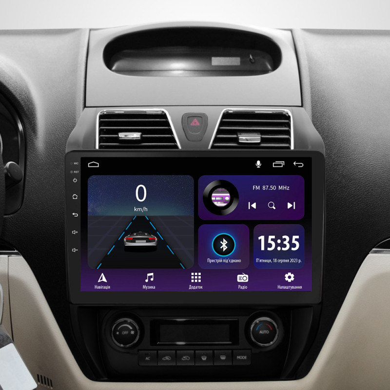 Android head unit SIGMA E10232 ANDROID 10 2+32 Gb Geely Emgrand EC7 1 2009-2016 10"