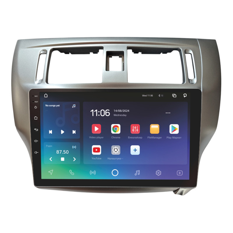 Android head unit SIGMA X9432 ANDROID 10 4+32 Gb 4G DSP Great Wall VOLEEX C30 2013-2014 LHD 9"