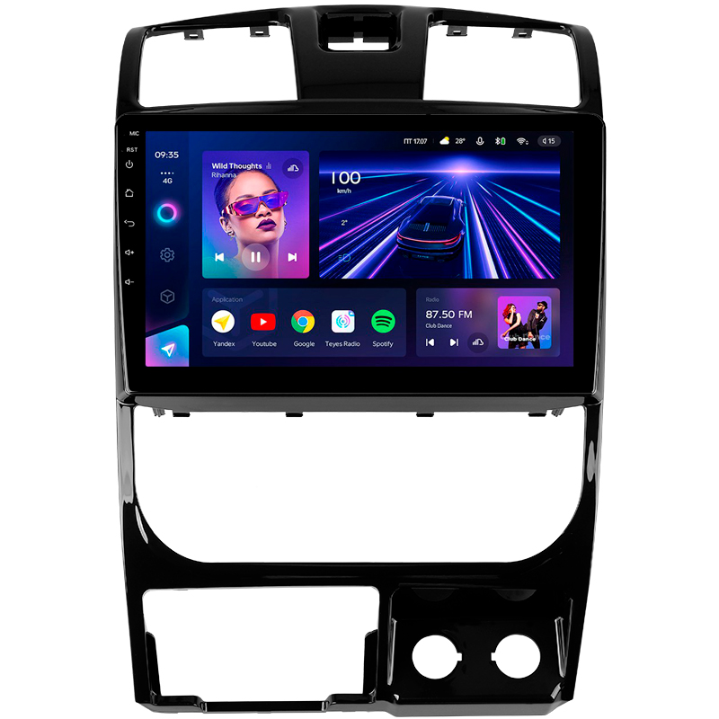 Android head unit Teyes CC3 4+32 Gb Great Wall Wingle 5 2011-2015 10"