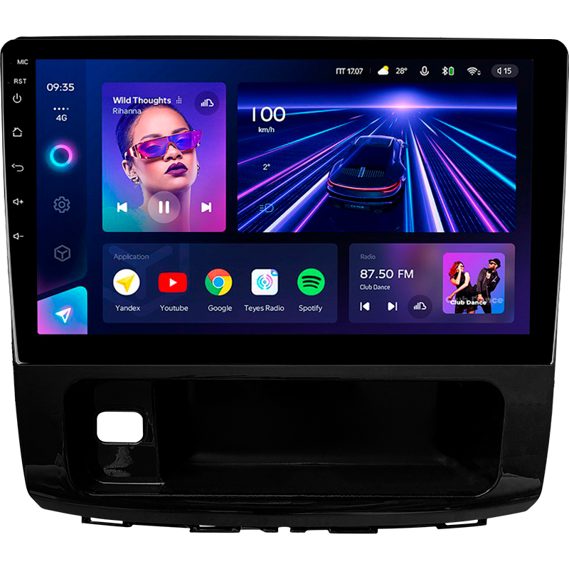 Android head unit Teyes CC3 4+32 Gb GREAT WALL Haval H9 2014-2020 (B) 10"