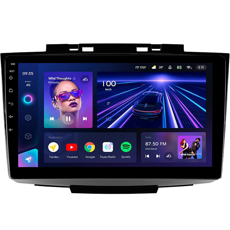 Android head unit Teyes CC3 4+32 Gb Great Wall Hover Haval H5 1 2010-2017 9"