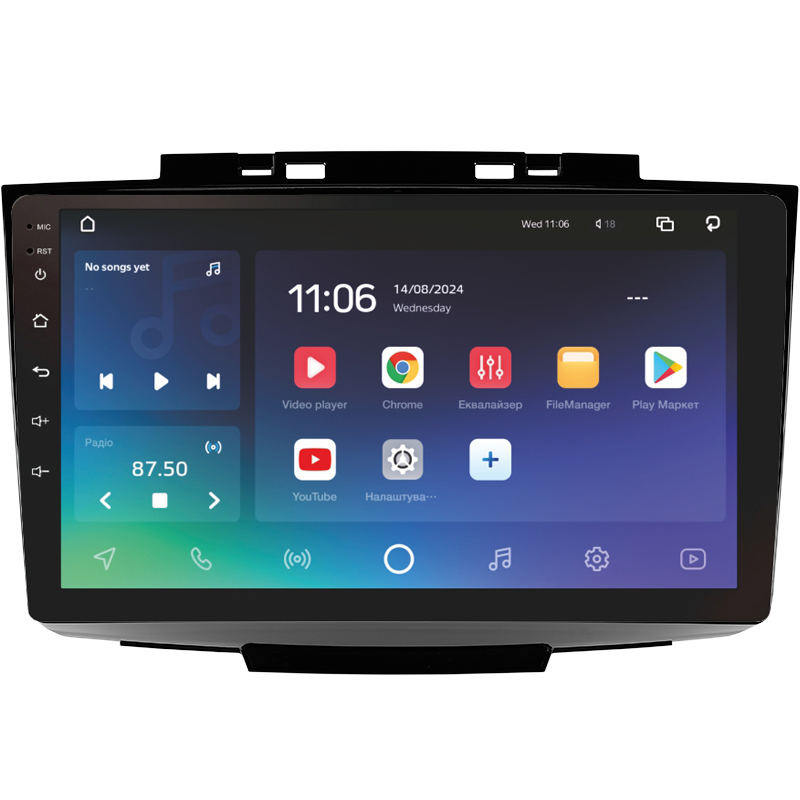 Android head unit SIGMA X9432 ANDROID 10 4+32 Gb 4G DSP Great Wall Hover Haval H5 1 2010-2017 9"