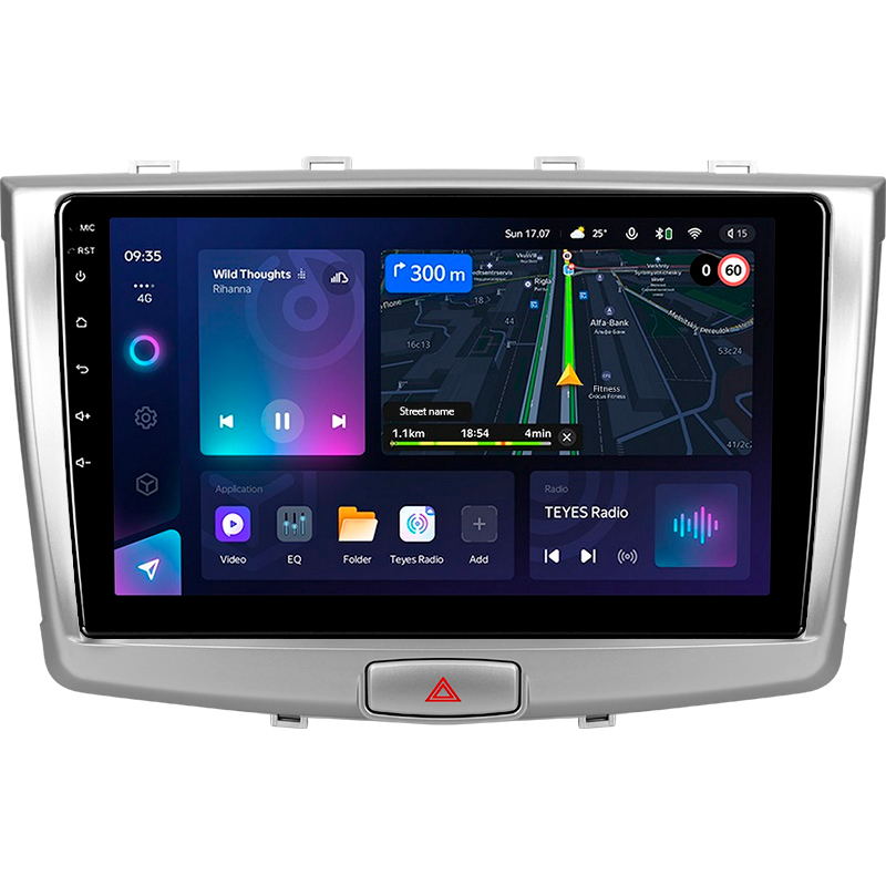Android head unit Teyes CC3L 4+64 Gb GREAT WALL Hover Haval H6 2016-2018 10"
