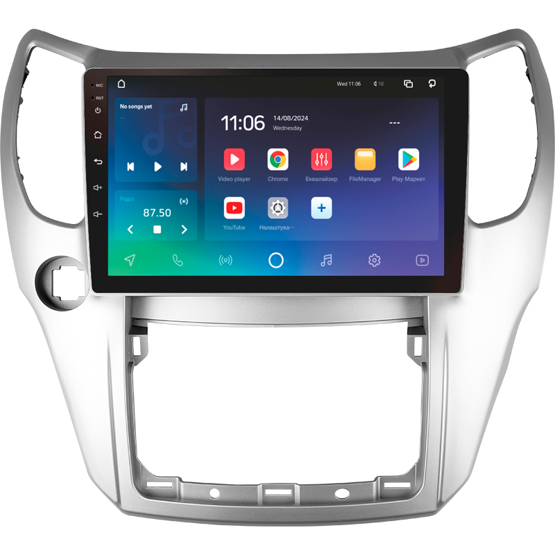 Android head unit SIGMA X10432 ANDROID 10 4+32 Gb 4G DSP Great Wall Hover M4 1 2012-2017 10"