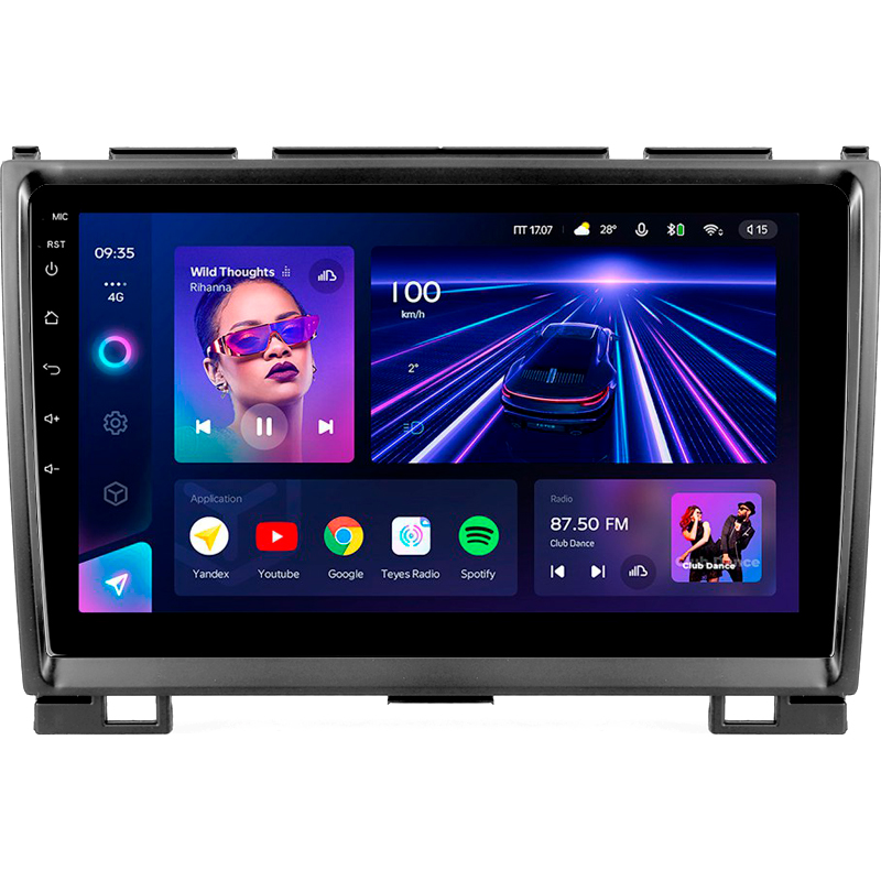 Android head unit Teyes CC3 4+32 Gb GREAT WALL Haval H3 H5 2011-2016 9"