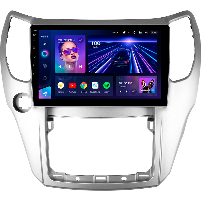 Android head unit Teyes CC3 4+32 Gb Great Wall Hover M4 1 2012-2017 10"