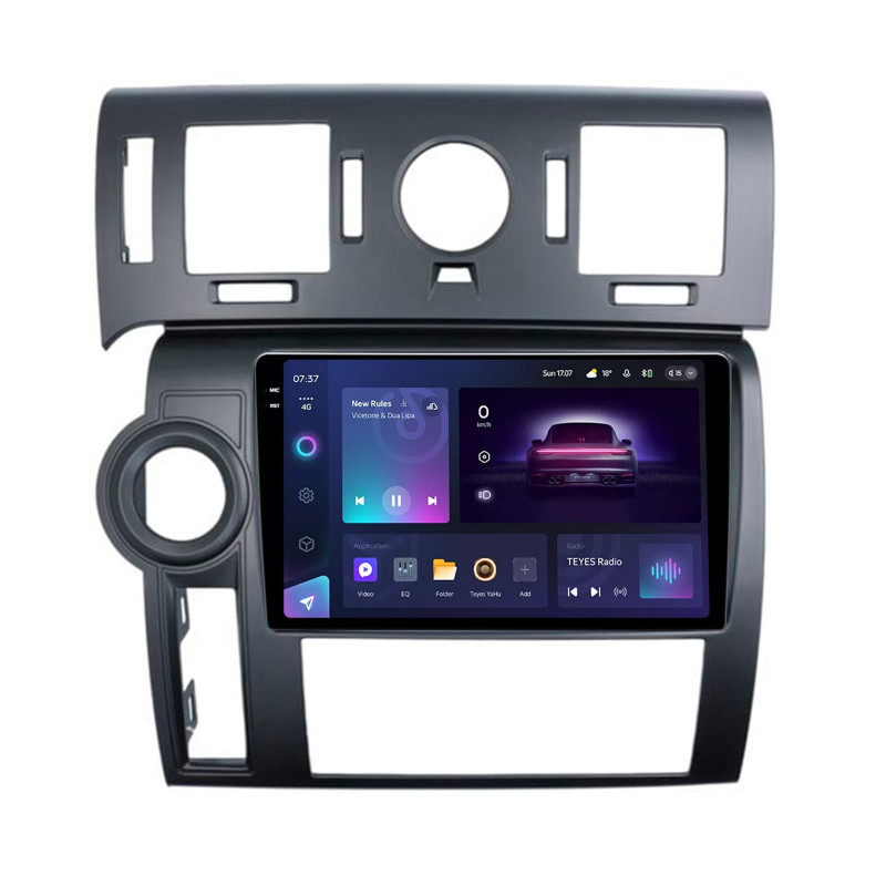 Android head unit Teyes CC3 4+64 Gb Hummer H2 E85 2007-2009 Black 9" 2k