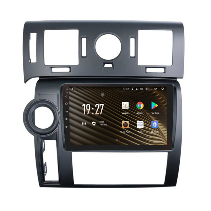 Android head unit SIGMA S9432 ANDROID 10 4+32 Gb 4G DSP Hummer H2 E85 2007-2009 Black 9"