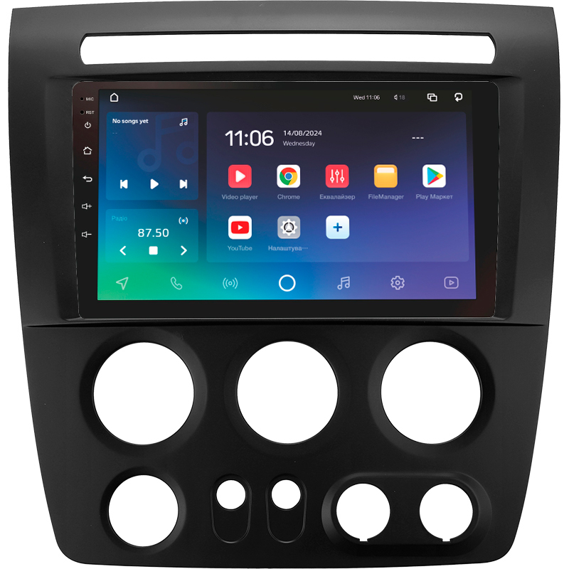 Android head unit SIGMA X9432 ANDROID 10 4+32 Gb 4G DSP Hummer H3 1 2005-2010 9" (L1)