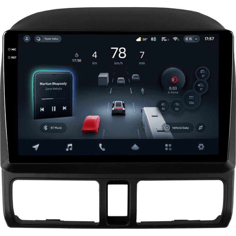 Štátní magnetofon Teyes CC4 Pro 12+256 GB pro Honda CR-V 2. CRV 2001–2006, 9