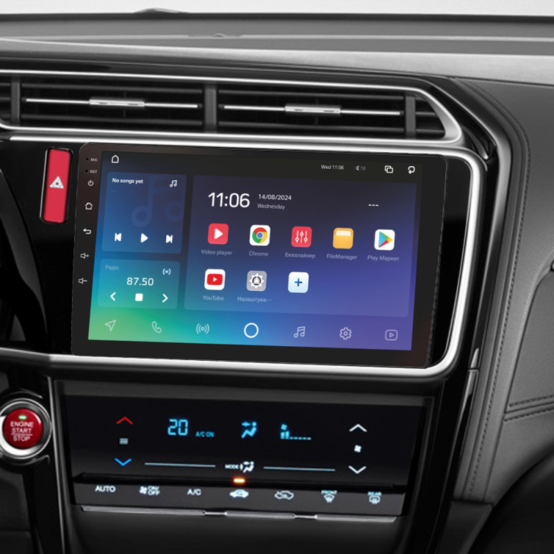 Android head unit SIGMA PRO 10464 ANDROID 10 4+64 Gb 4G DSP Honda City 2014-2017 (A) 10"