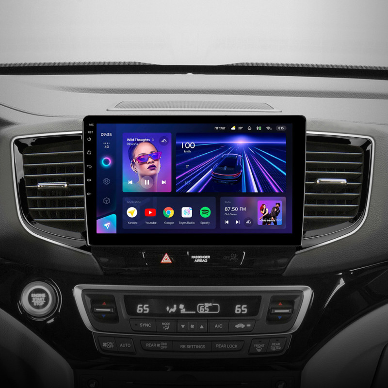 Android head unit Teyes CC3 4+32 Gb Honda Pilot YF6 2015-2020 10" (L1)