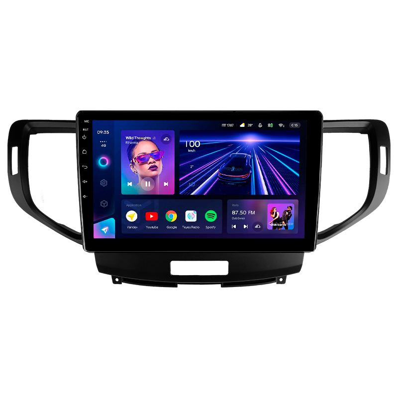 Android head unit Teyes CC3 4+32 Gb Honda Accord 8 2008-2012 9"
