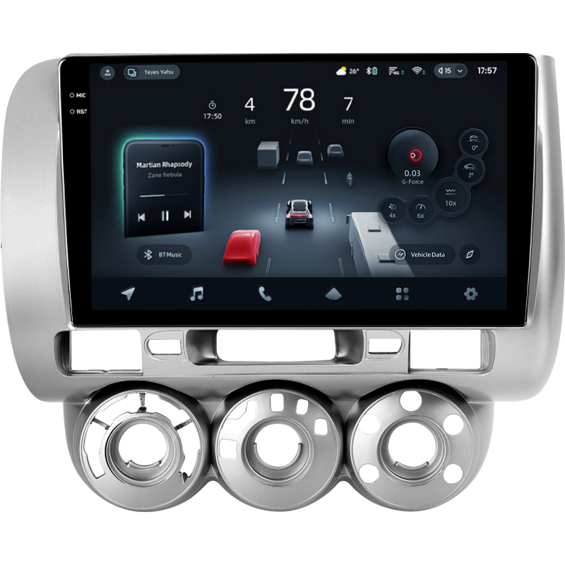 Android head unit Teyes CC4 Pro 12+256 Gb Honda Jazz 1 GD Fit 1 2001 - 2009 9" 2k