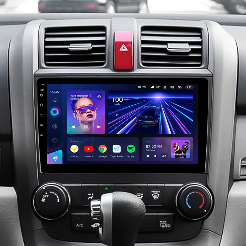Android head unit Teyes CC3 4+32 Gb Honda CR-V CR-V 3 RE 2006-2012 9"