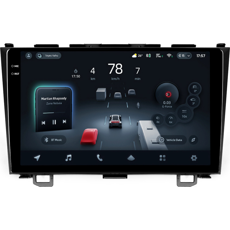 Android head unit Teyes CC4 Pro 12+256 Gb Honda CR-V CR-V 3 RE 2006-2012 9" 2k