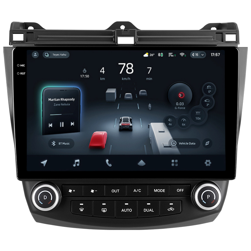 Android head unit Teyes CC4 Pro 8+128 Gb Honda Accord 7 CM UC CL (F2) 2002-2008 10" 2k (L1)