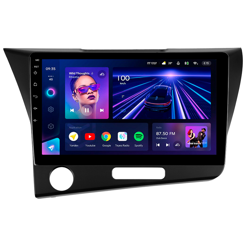 Android head unit Teyes CC3 4+32 Gb Honda CR-Z 1 CRZ (Left hand drive) 2010-2016 9"