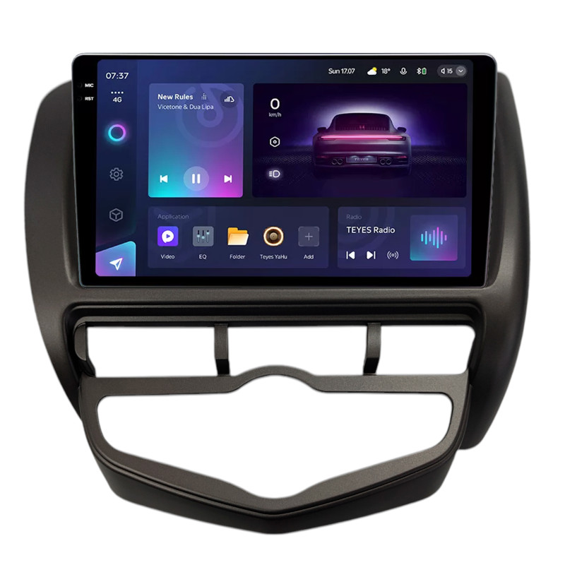 Android head unit Teyes CC3 4+32 Gb Honda FIT CITY JAZZ 2002-2008 MT AC LHD 9" 2k