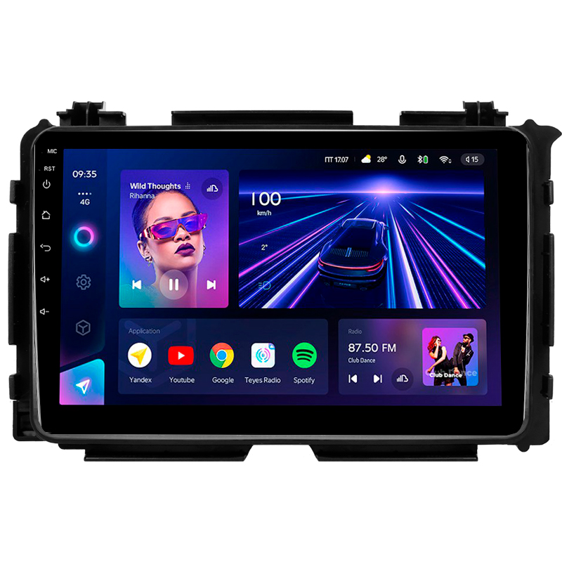 Android head unit Teyes CC3 4+32 Gb Honda Vezel HR-V HRV 2015-2018 9"