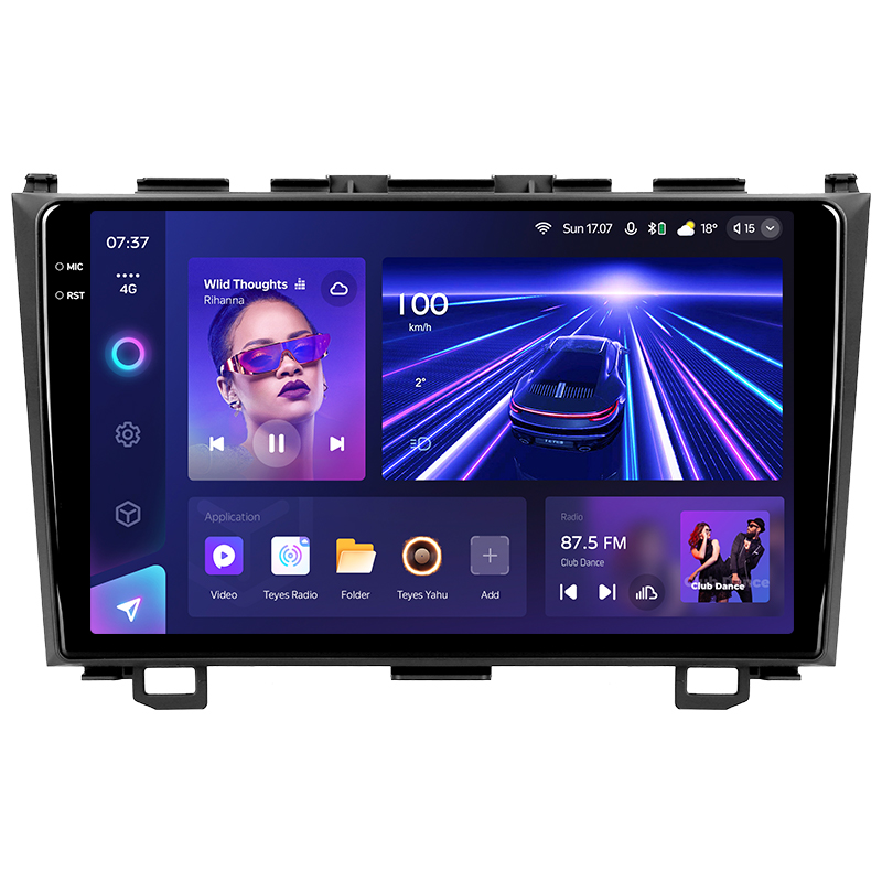 Android head unit Teyes CC3 4+64 Gb Honda CR-V CR-V 3 RE 2006-2012 9" 2k
