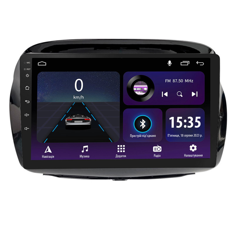 Android head unit SIGMA E10232 ANDROID 10 2+32 Gb Honda Edix FRV 2004-2009 10"