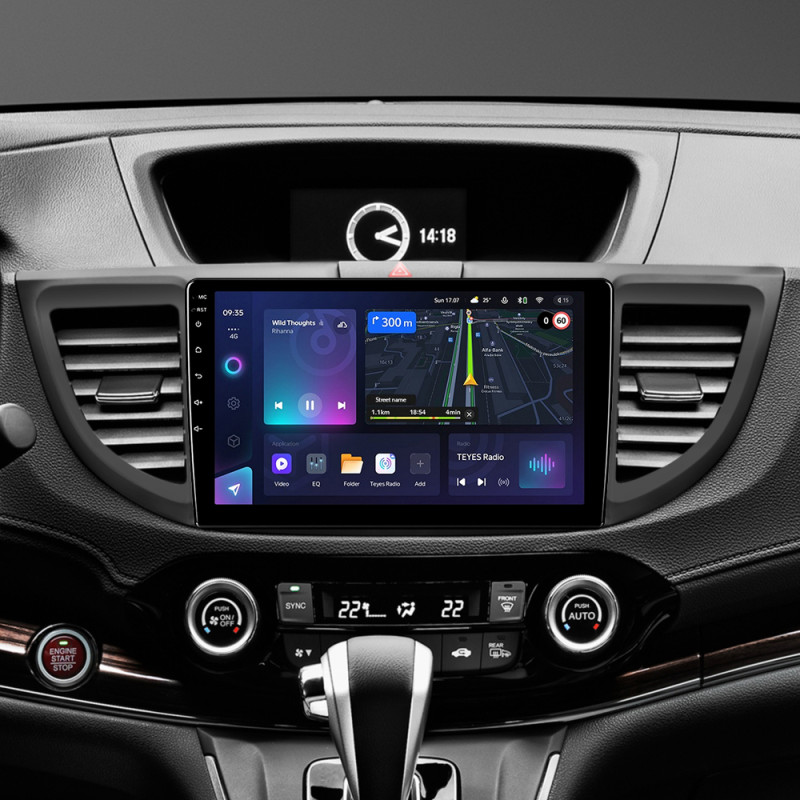 Android head unit Teyes CC3L 4+64 Gb Honda CR-V CRV 4 RM RE (9 inch) 2011-2018 (B) 9"