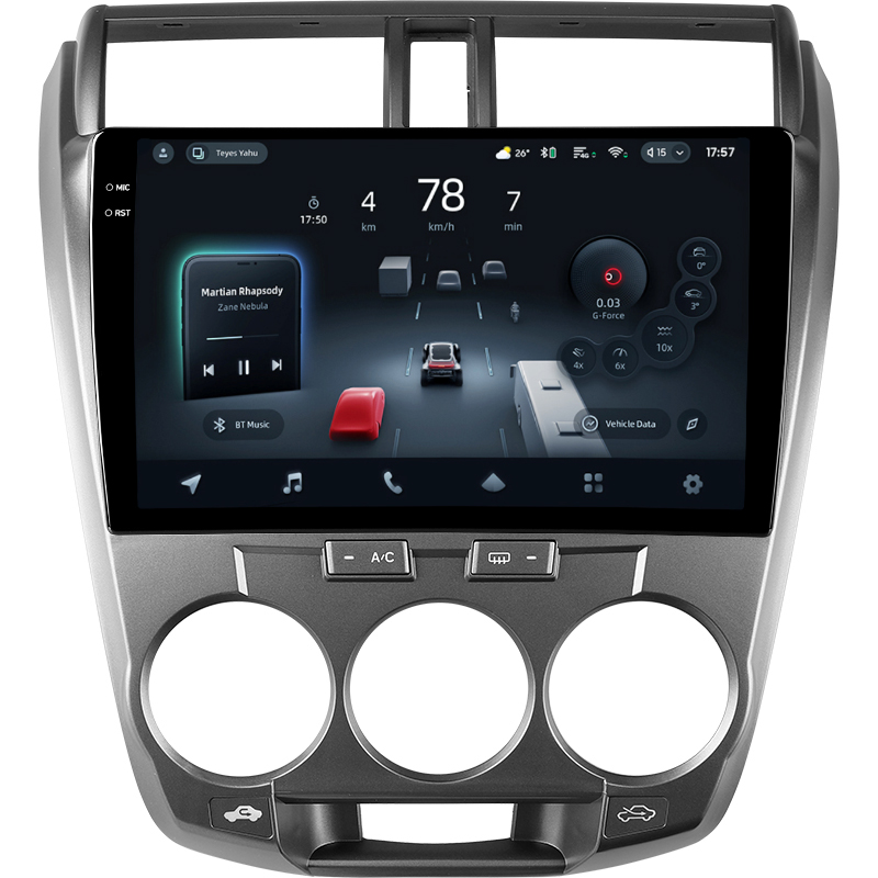 Android head unit Teyes CC4 Pro 12+256 Gb Honda City 2008-2013 10" 2k