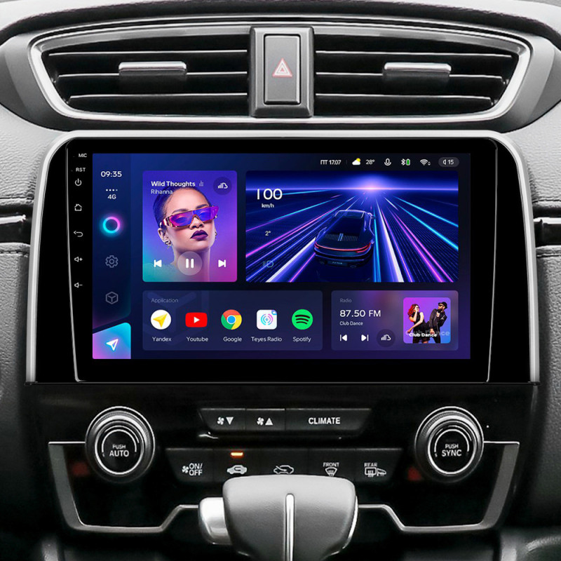 Android head unit Teyes CC3 4+32 Gb Honda CR-V CR-V 5 RT RW 2017-2022 9"