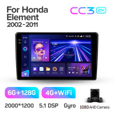 Android head unit Teyes CC3 6+128 Gb Honda Element YH 2002-2011 10" 2k
