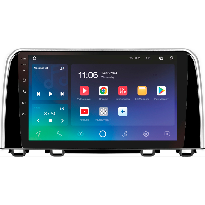 Android head unit SIGMA X9432 ANDROID 10 4+32 Gb 4G DSP Honda CR-V CR-V 5 RT RW 2017-2022 9"