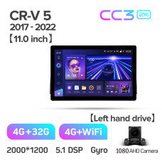 Android head unit Teyes CC3 4+32 Gb Honda CR-V CR-V 5 RT RW 2017-2022 11" 2k