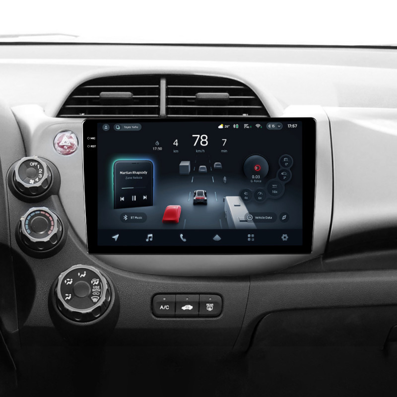 Android head unit Teyes CC4 Pro 8+128 Gb Honda Jazz 2 GG Fit 2 GE 2007 - 2014 10" 2k