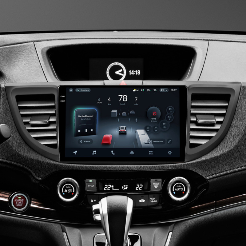 Android head unit Teyes CC4 Pro 8+128 Gb Honda CR-V CRV 4 RM RE (9 inch) 2011-2018 (B) 9" 2k