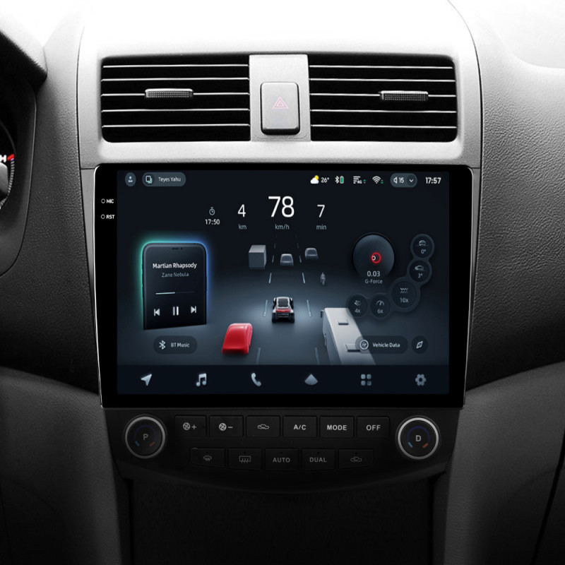 Android head unit Teyes CC4 Pro 12+256 Gb Honda Accord 7 CM UC CL (F2) 2002-2008 10" 2k (L1)