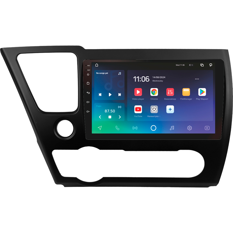Android head unit SIGMA X9432 ANDROID 10 4+32 Gb 4G DSP Honda Civic 9 Middle East 2013-2016 9" (L1)