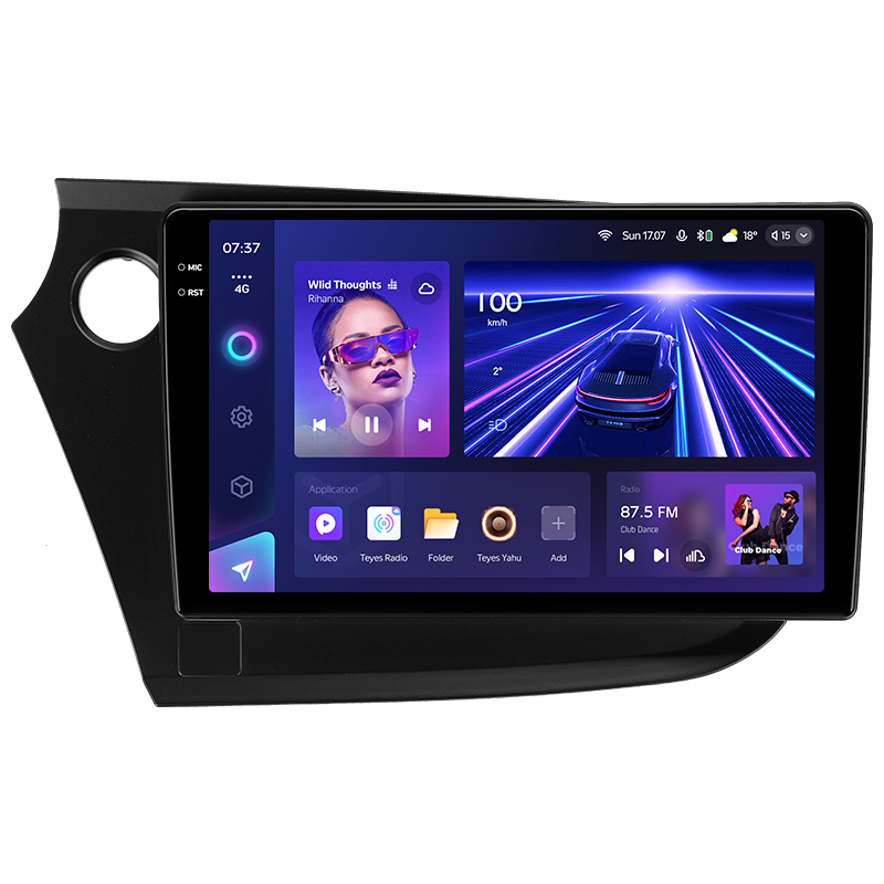 Android head unit Teyes CC3 6+128 Gb Honda Insight 2 LHD 2009-2014 9" 2k