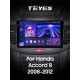 Android head unit Teyes CC3 6+128 Gb Honda Accord 8 2008-2012 9" 2k